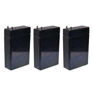 باتری سیلد اسید 4 ولت 1600 میلی آمپر ساعت  مدل 4v 1600 بسته 3 عددی